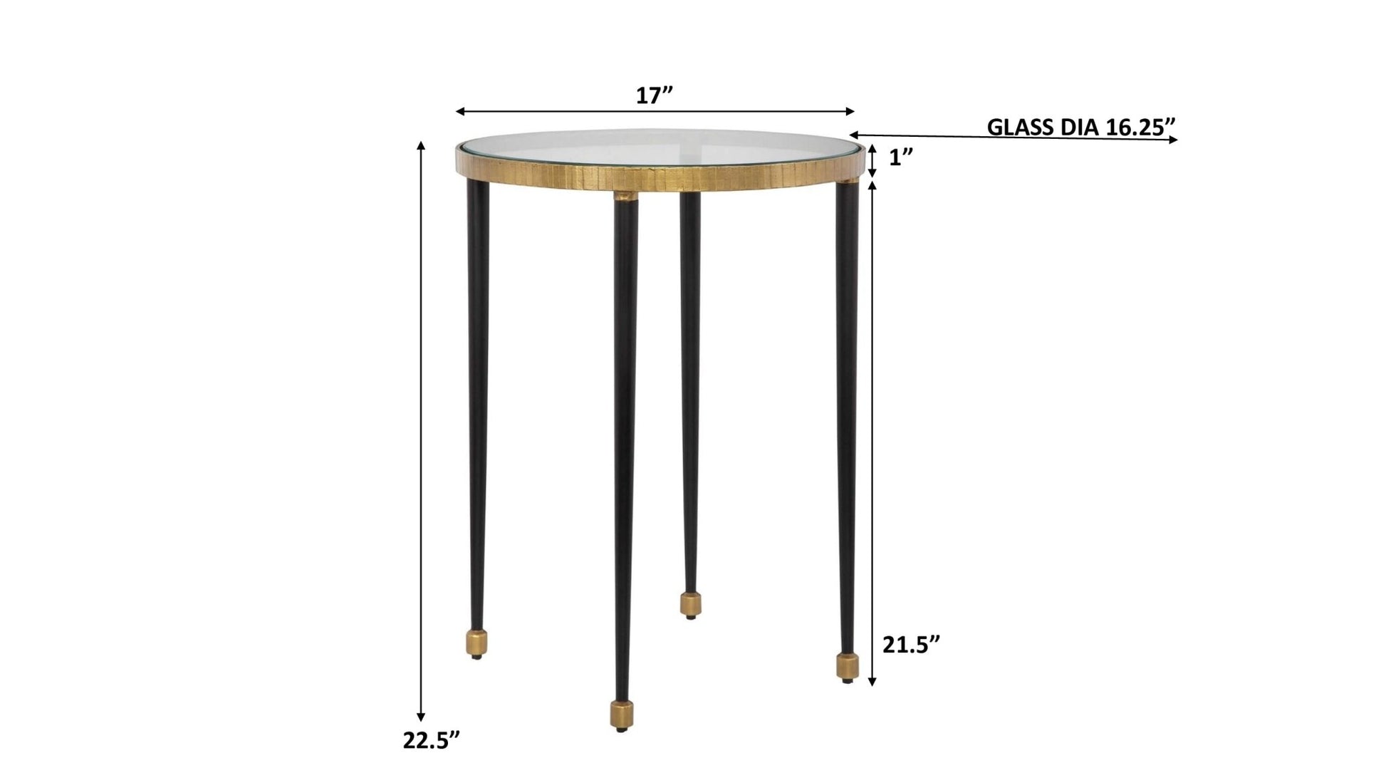 Stiletto Side Table Accent & End Tables| Uttermost