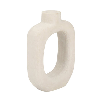 STONE, 10" OPEN CUT VOTIVE HOLDER, NATURAL - Al Rugaib Furniture