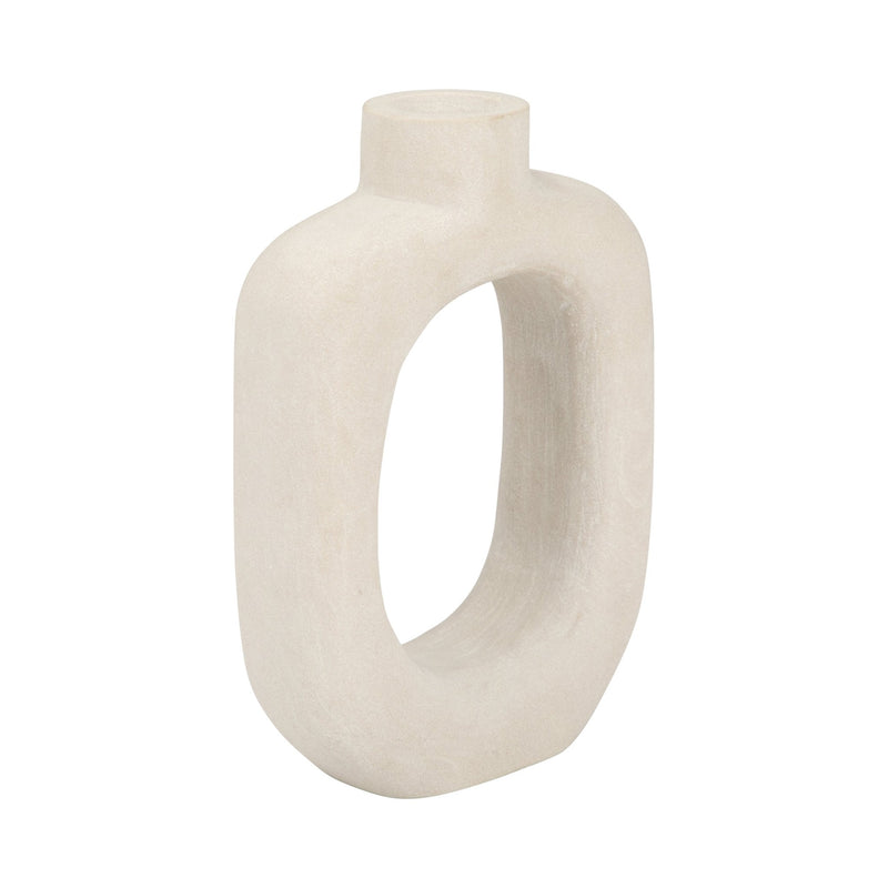 STONE, 10" OPEN CUT VOTIVE HOLDER, NATURAL - Al Rugaib Furniture