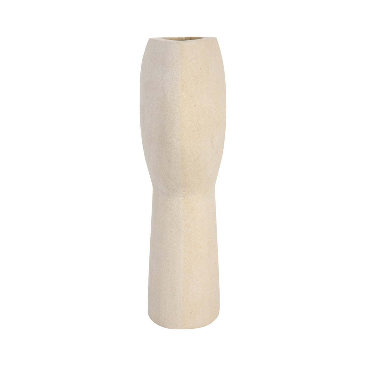 STONE, 11" BULBOUS VASE, NATURAL Vases and Jars| Sagebrook Home