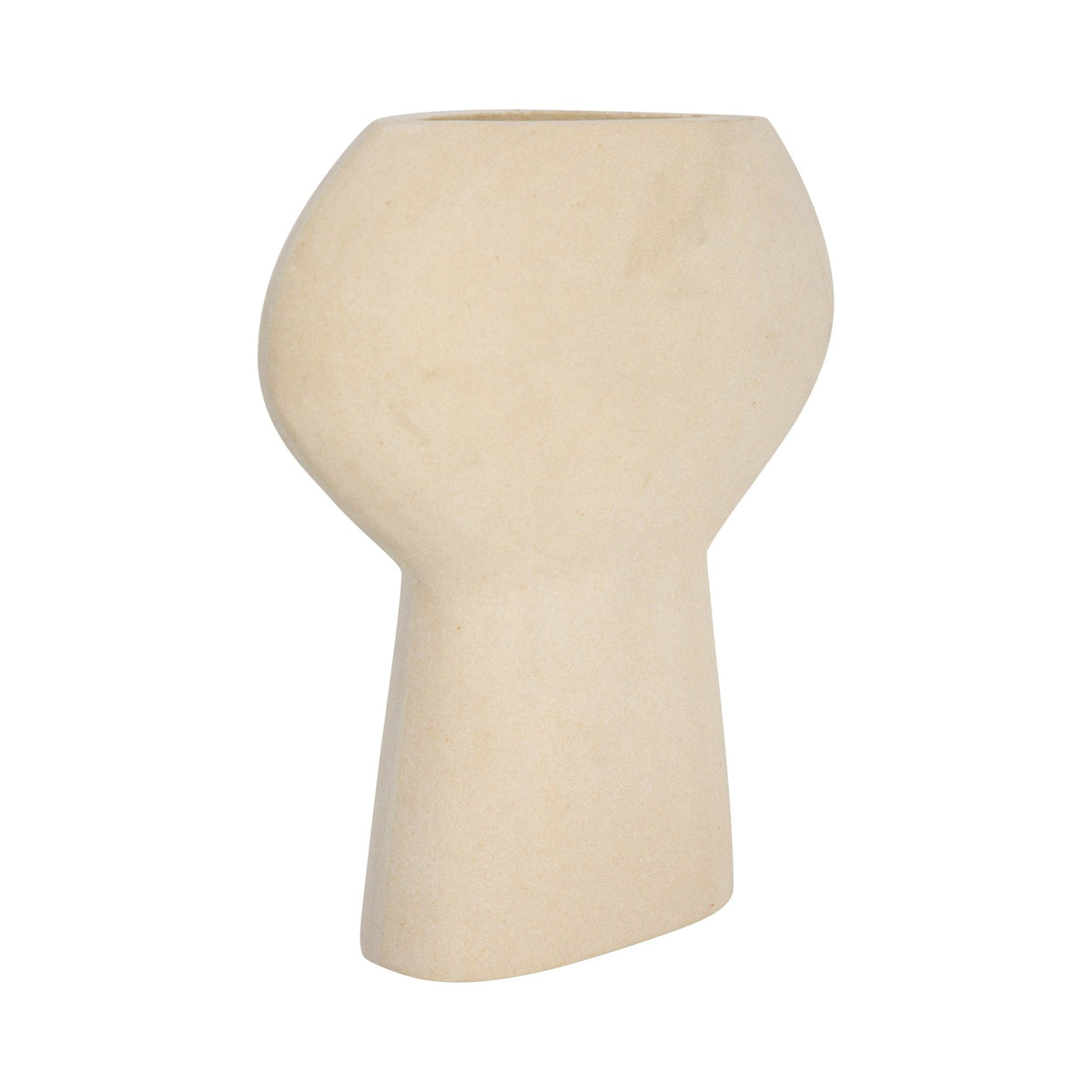 STONE, 11" BULBOUS VASE, NATURAL Vases and Jars| Sagebrook Home