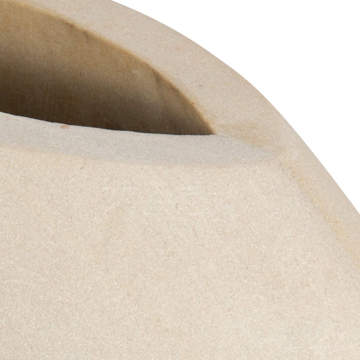 STONE, 11" BULBOUS VASE, NATURAL Vases and Jars| Sagebrook Home