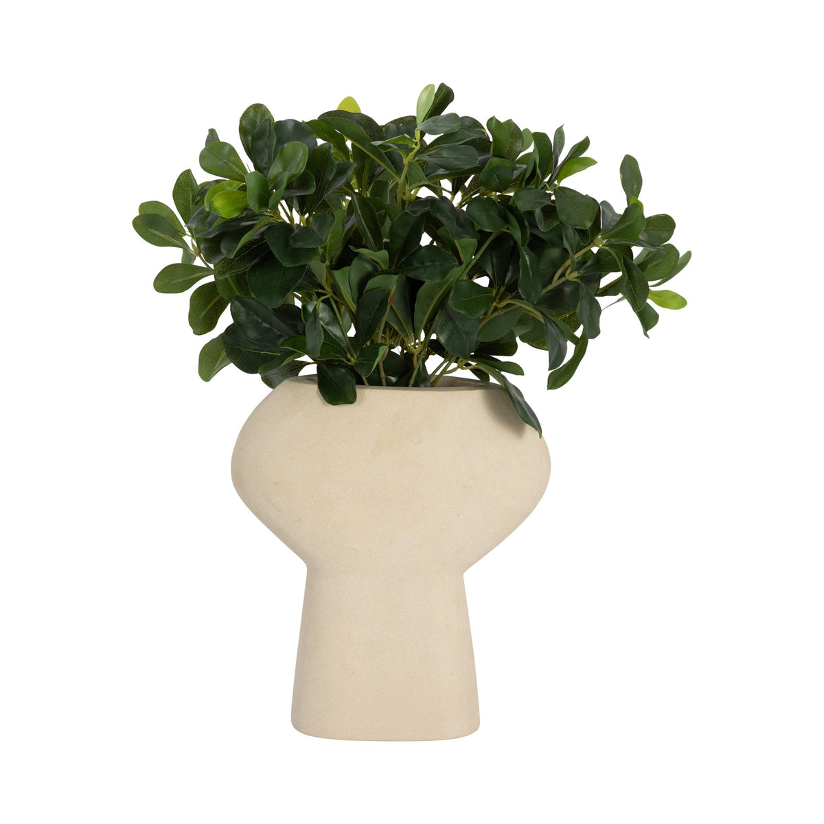 STONE, 11" BULBOUS VASE, NATURAL Vases and Jars| Sagebrook Home