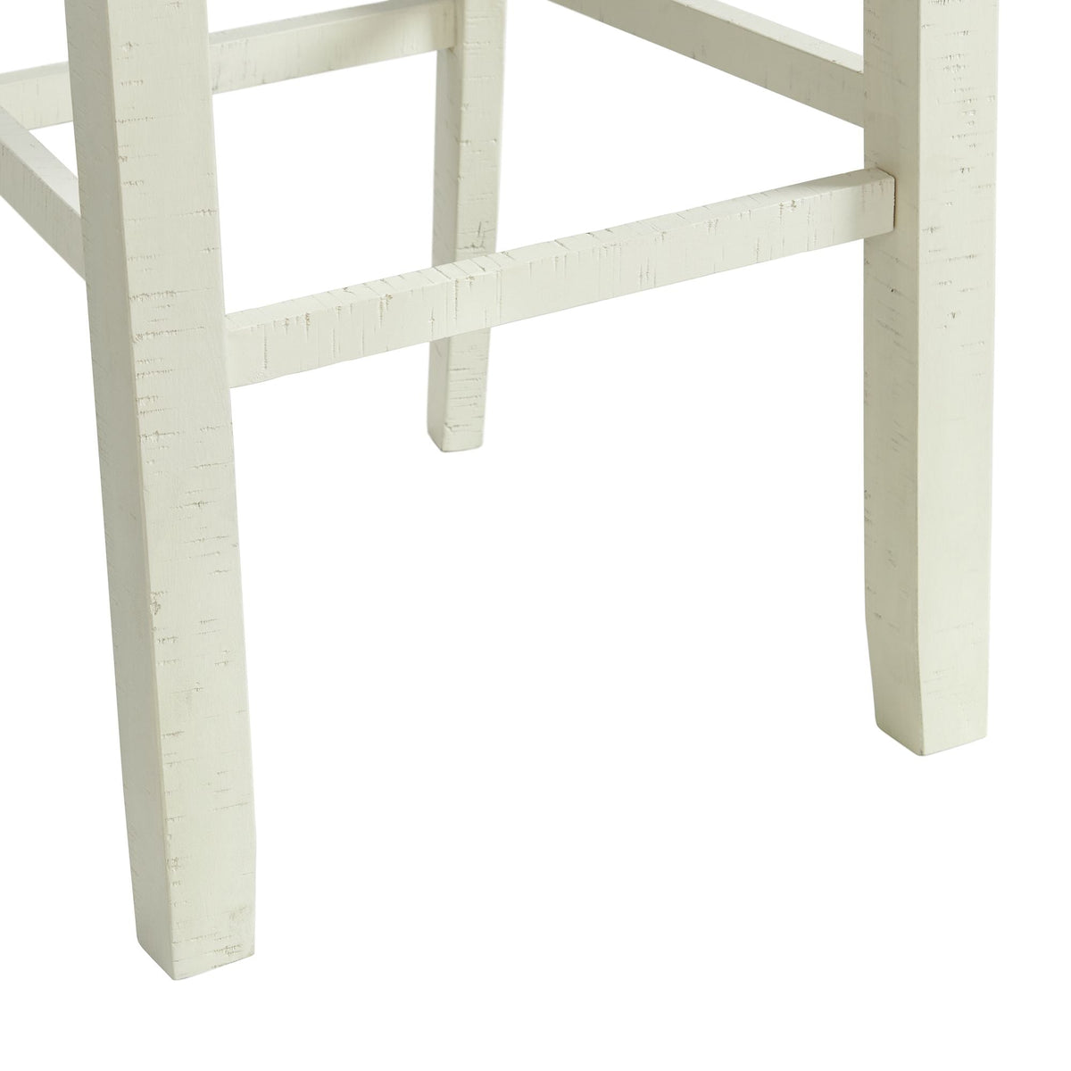 Stone 30in Bar Scroll Back Stool w/Fabric Seat in White (2 Per Carton) Stools| Roots Furniture