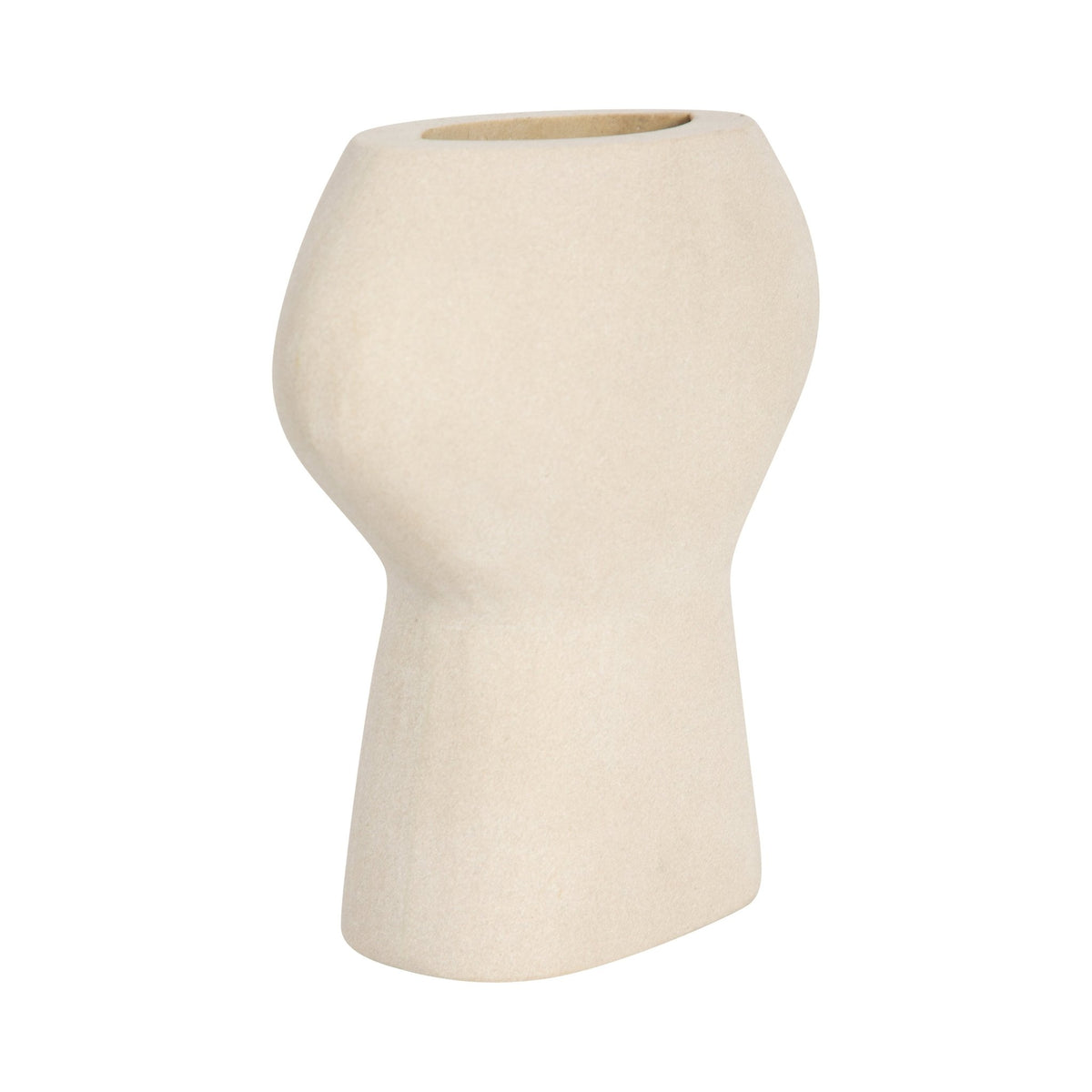 STONE, 7" BULBOUS VASE, NATURAL Vases and Jars| Sagebrook Home