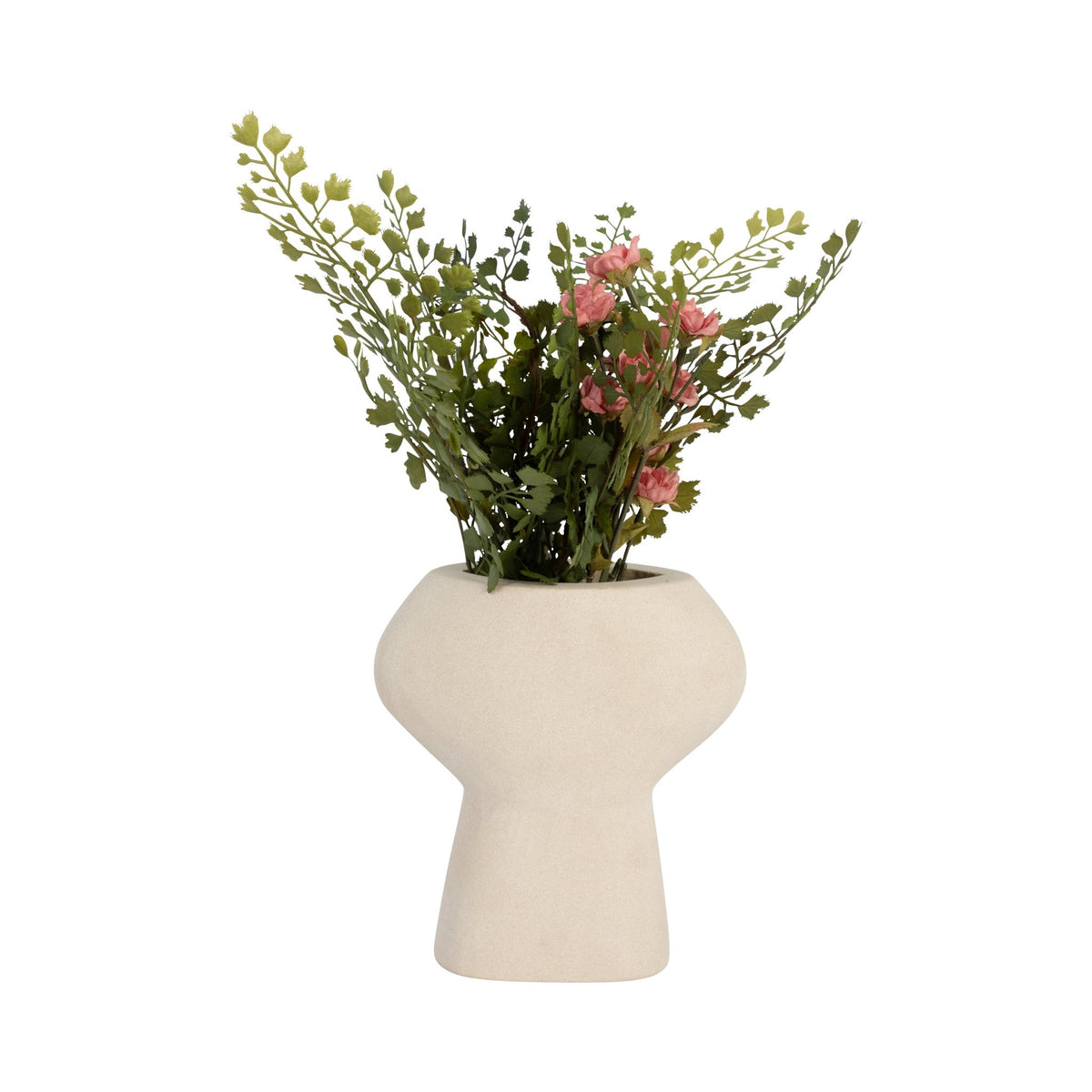 STONE, 7" BULBOUS VASE, NATURAL Vases and Jars| Sagebrook Home