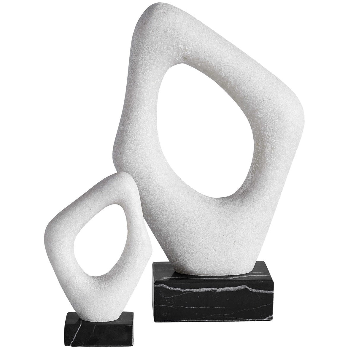 Stone Cavern Sculptures, S/2 Table Decors| Uttermost