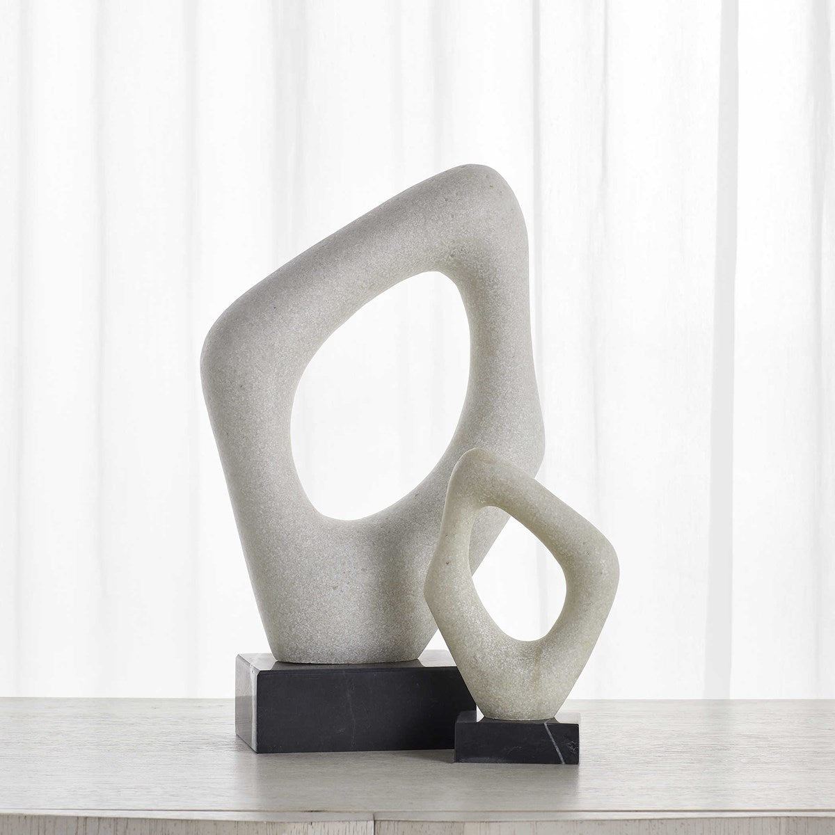 Stone Cavern Sculptures, S/2 Table Decors| Uttermost