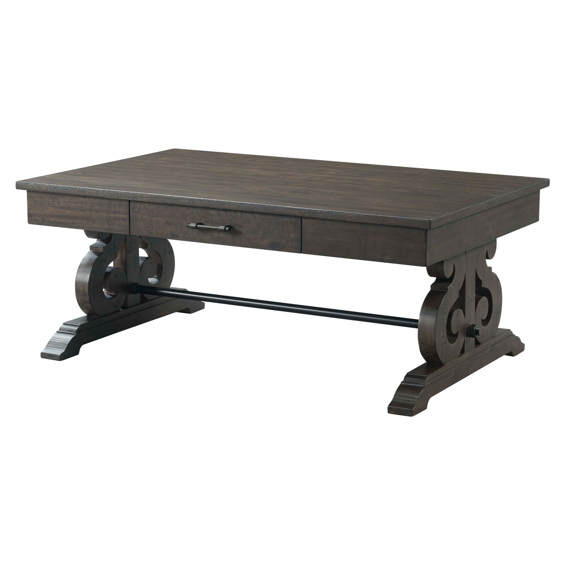 Stone Occasional Coffee Table With Pu Base Coffee Tables| ROOTS FURNITURE