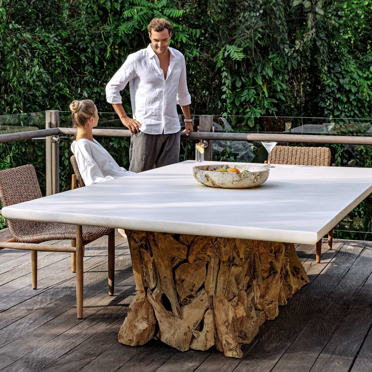 Stonewood Ping-Pong Dining Table Dining Tables| Uttermost
