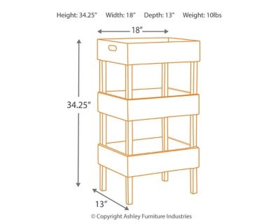 STORAGE SHELF Table Decors| Ashley Homestore