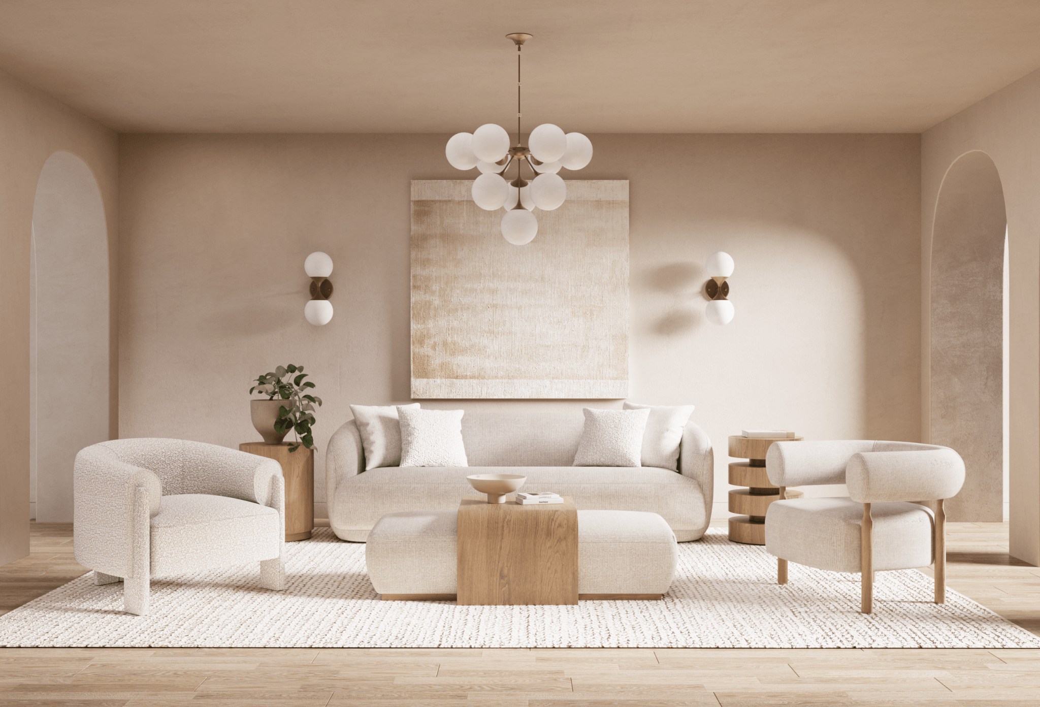 Storm Cream Accent Chair (89cm) Chairs| Roots Furniture