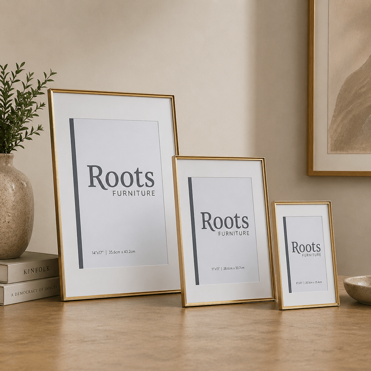 Stowe Modern Metal Frame - 36x43 cm Photo Frames| Roots Furniture