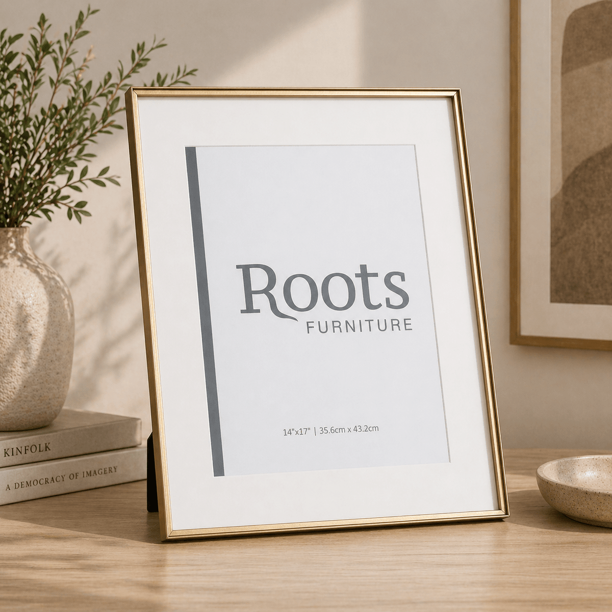 Stowe Modern Metal Frame - 36x43 cm Photo Frames| Roots Furniture