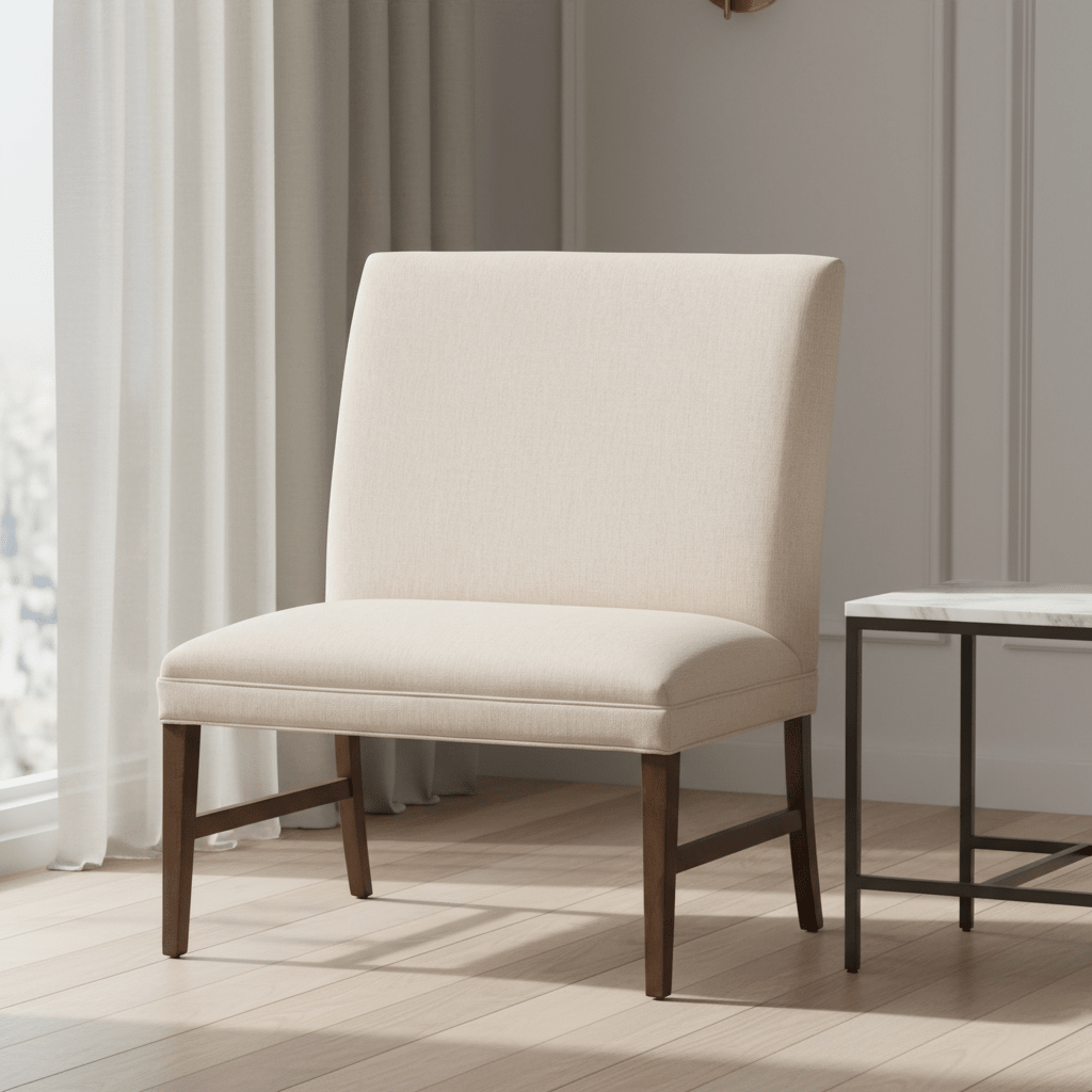 Straight Back Armless Banquette 36" Chairs| Fairfield Chair