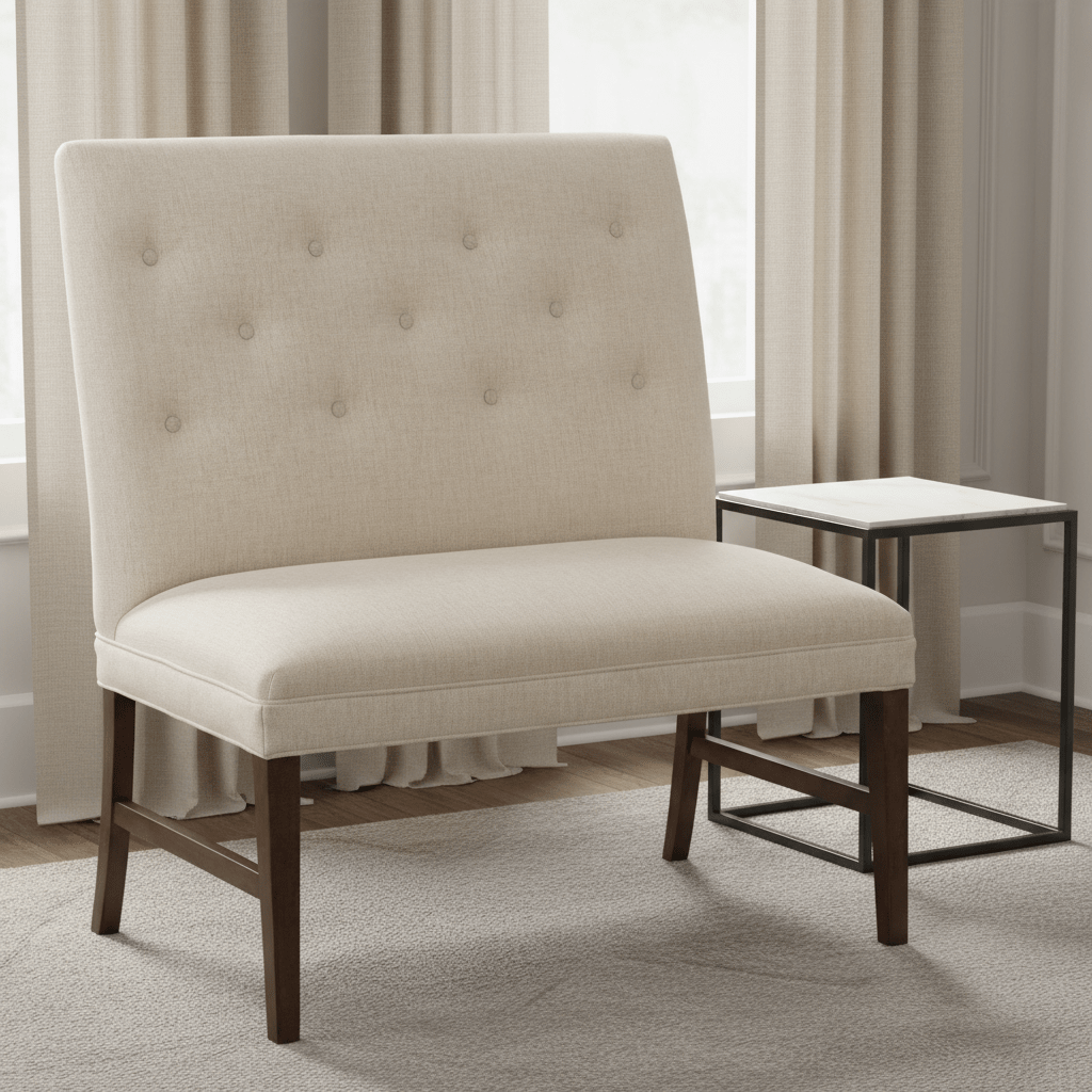 Straight Back Armless Banquette 36" Chairs| Fairfield Chair