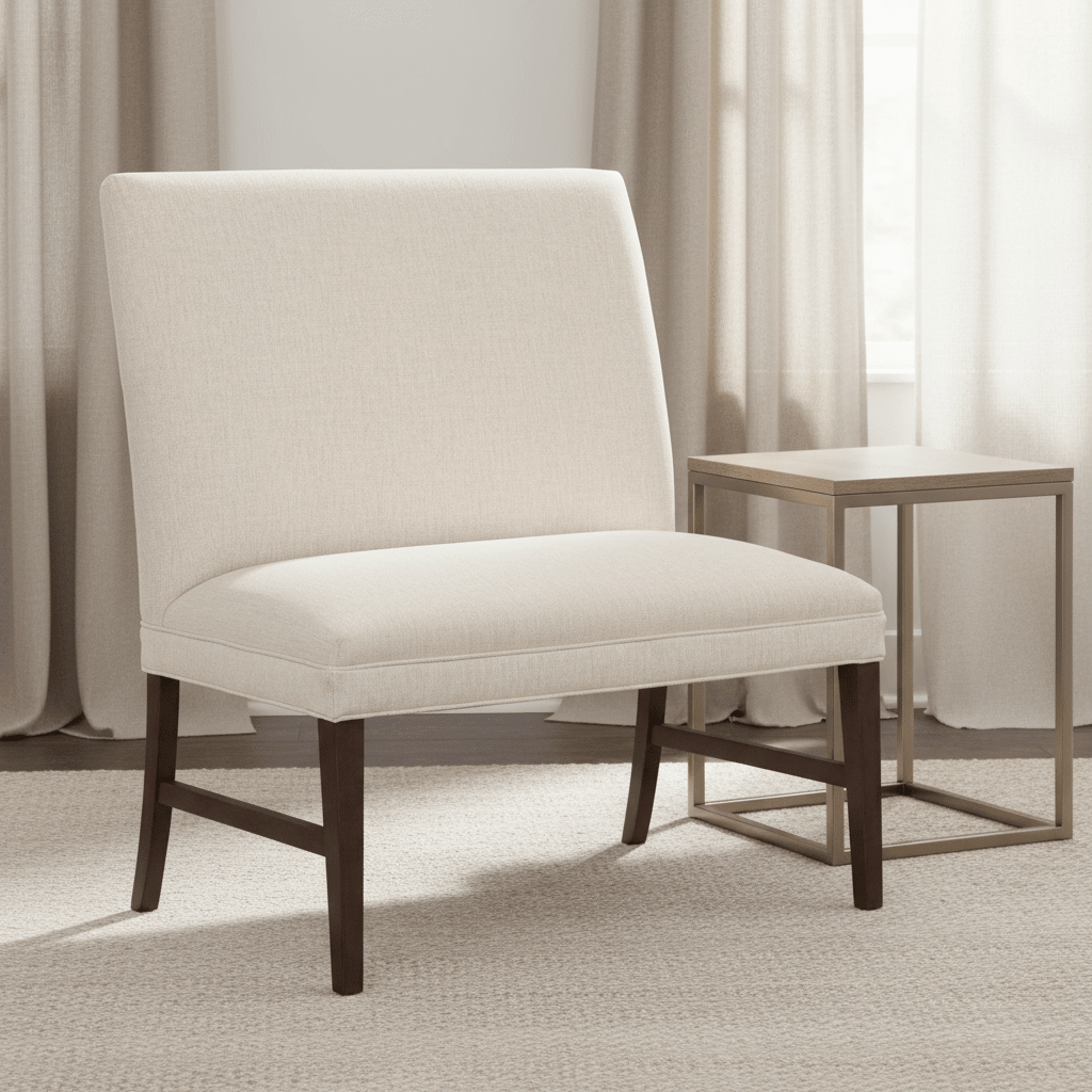 Straight Back Armless Banquette 36" Chairs| Fairfield Chair