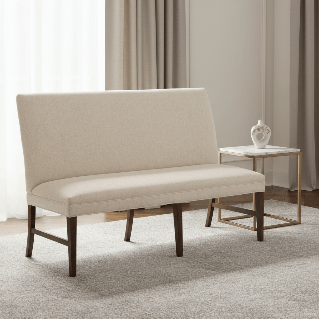 Straight Back Armless Banquette 60" Chairs| Fairfield Chair