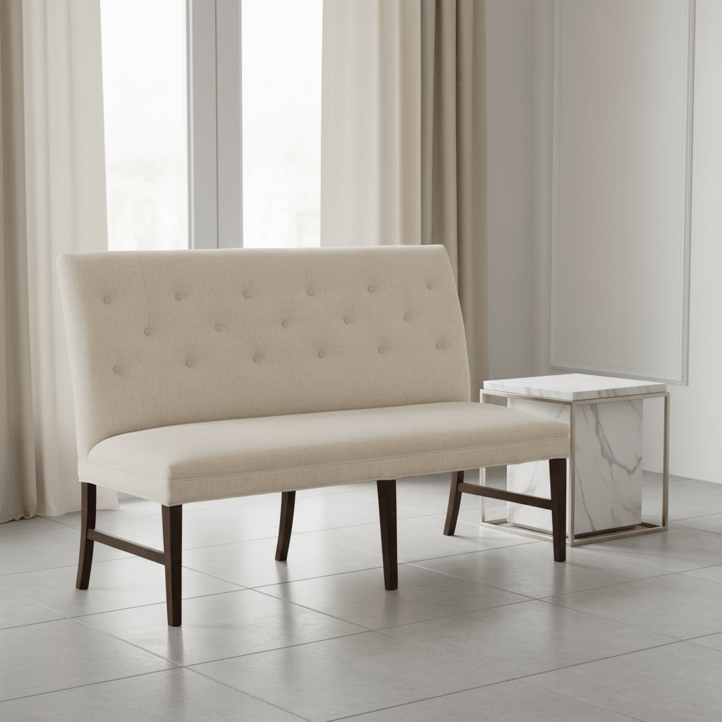 Straight Back Armless Banquette 60" Chairs| Fairfield Chair