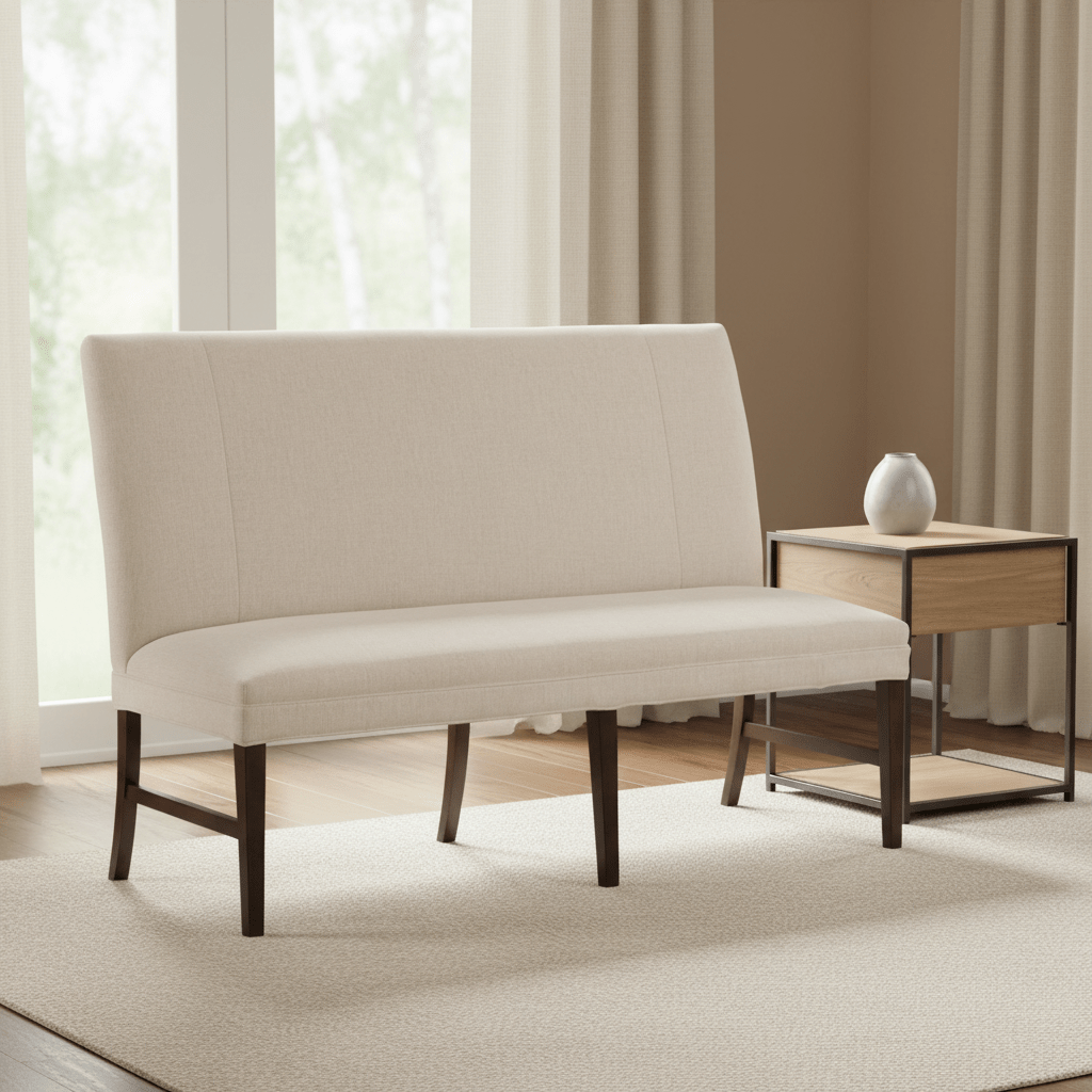 Straight Back Armless Banquette 60" Chairs| Fairfield Chair