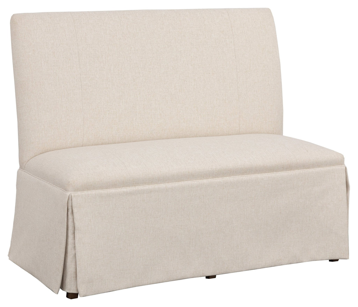 Straight Back Skirted Armless Banquette 48" Chairs| Fairfield Chair