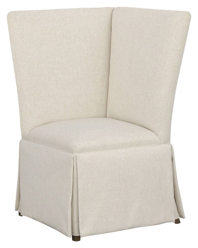 Straight Back Skirted Corner Chair Banquette - Al Rugaib Furniture