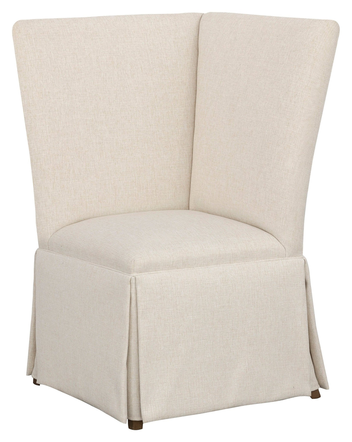 Straight Back Skirted Corner Chair Banquette Chairs| Fairfield Chair