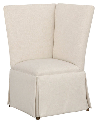 Straight Back Skirted Corner Chair Banquette - Al Rugaib Furniture