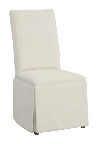 Straight Tall Back Skirted Dining Chair - Al Rugaib Furniture