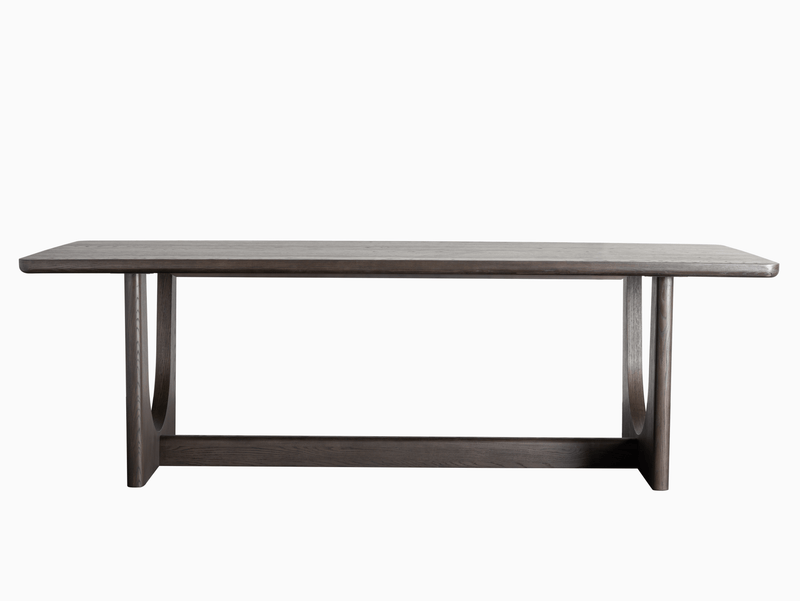 Stratos Dark Dining Table - Al Rugaib Furniture