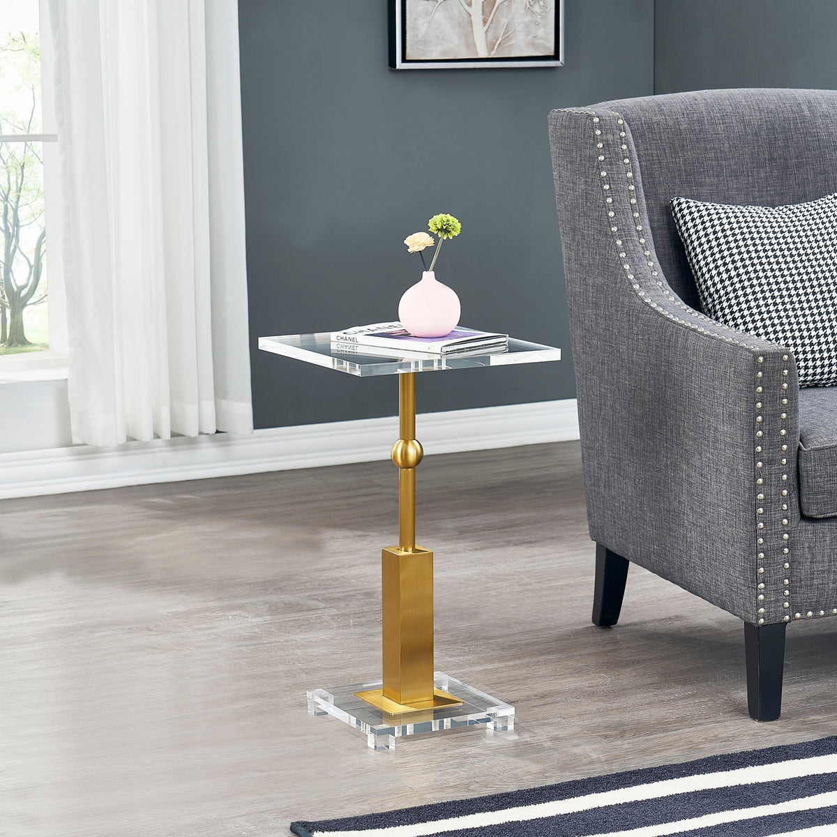 Streat Acrylic Side Table Accent & End Tables| Roots Furniture