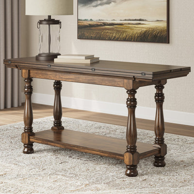 Sturlayne Flip Top Sofa Table - Al Rugaib Furniture