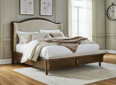 Sturlayne King Upholstered Panel Bed - Al Rugaib Furniture