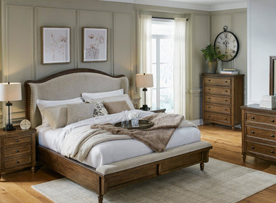Sturlayne King Upholstered Panel Bedroom - Al Rugaib Furniture