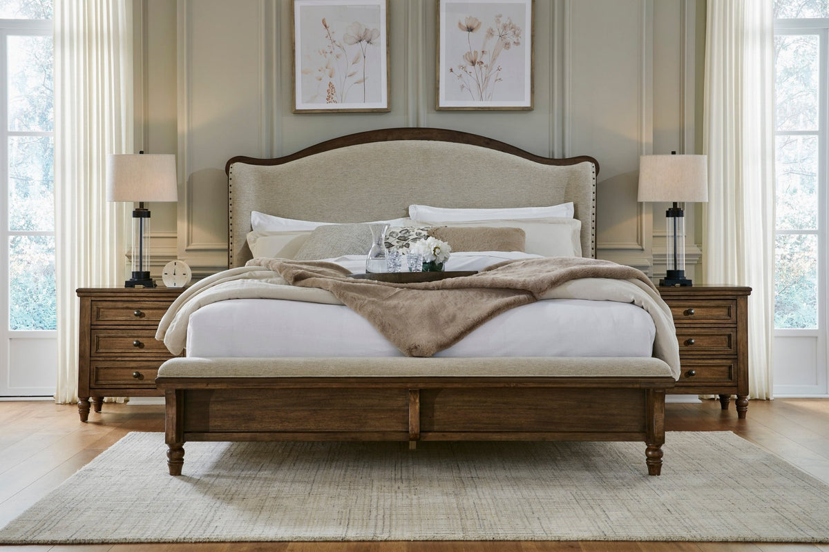 Sturlayne King Upholstered Panel Bedroom Bedroom Sets| Ashley Homestore