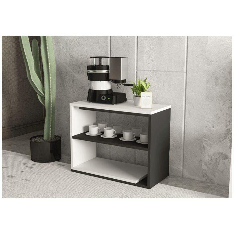 Stylish White Harmony Coffee Corner - 85x80x30 cm - By Alhome Living Room Storage| Alhome