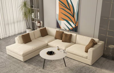 Sugar corner sofa model "Ronaq" in size 270×210 - Al Rugaib Furniture