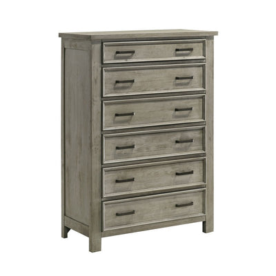 Sullivan 6 - Drawer Chest in Drift Grey - Al Rugaib Furniture