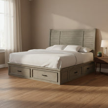 Sullivan Queen Storage Bed in Drift Grey