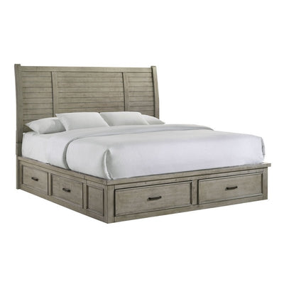 Sullivan Queen Storage Bed in Drift Grey - Al Rugaib Furniture