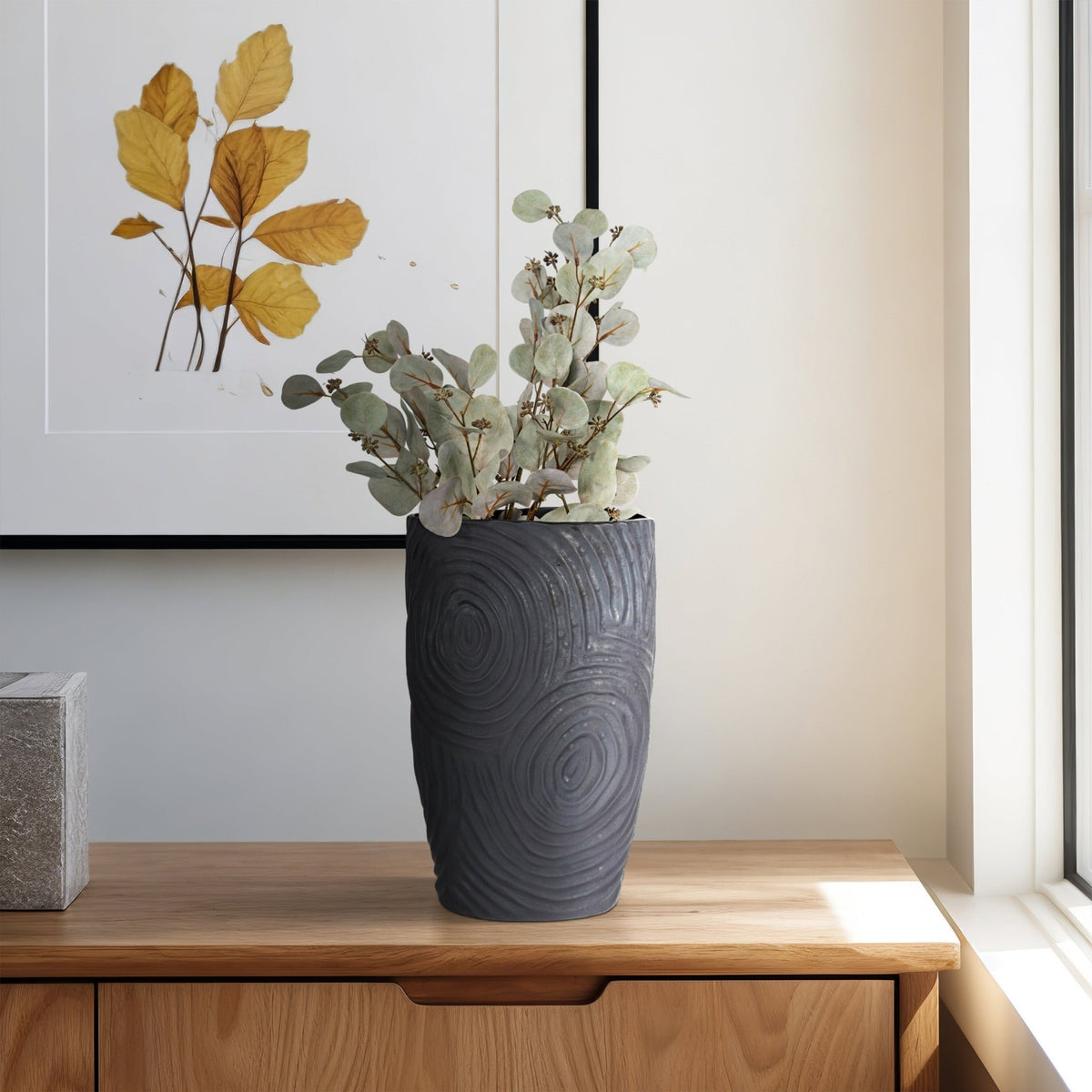 SUMATR VASE, IVORY/BEIGE Vases and Jars| Sagebrook Home