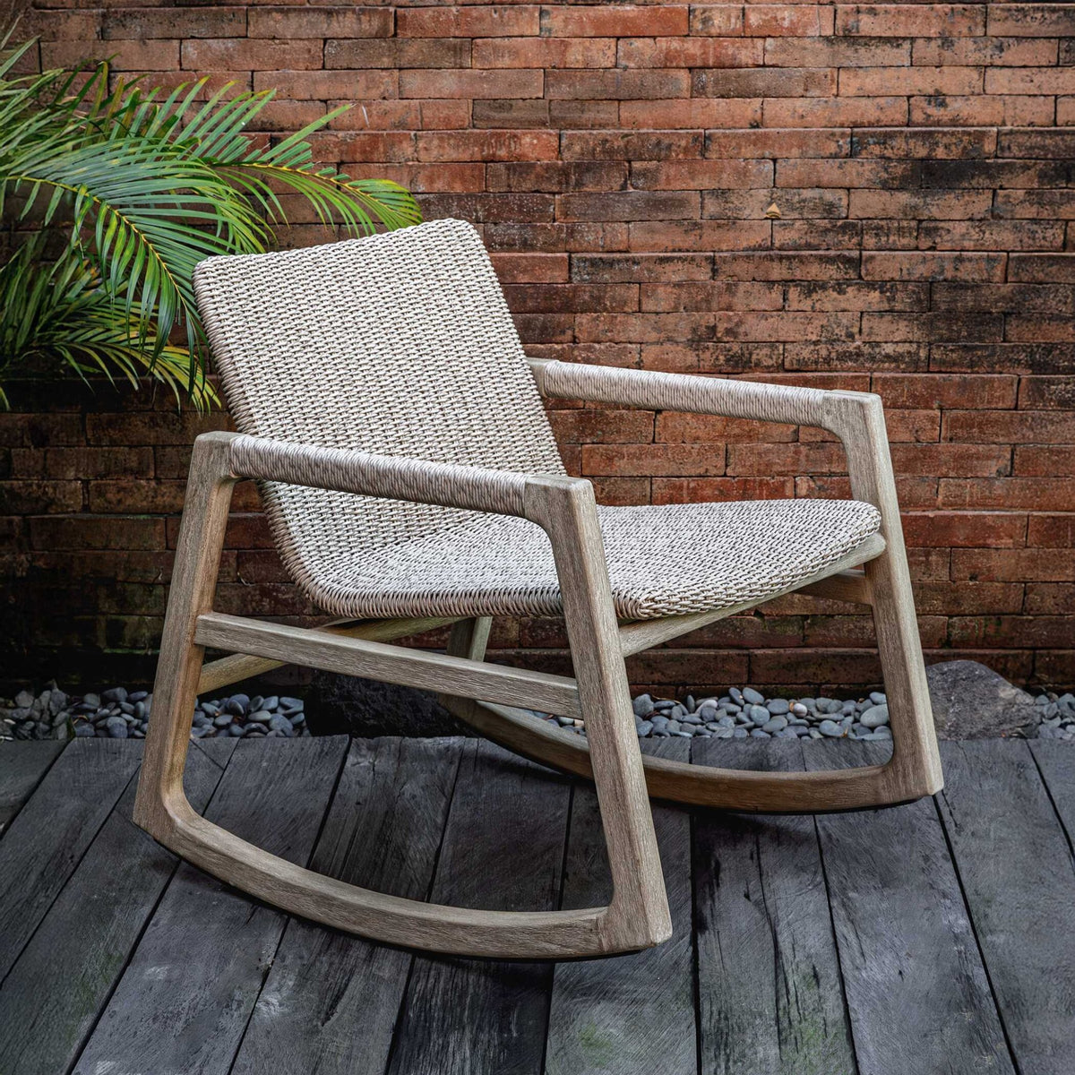 Sumba Outdoor Wicker Rocking Chair Outdoor Chairs| Uttermost