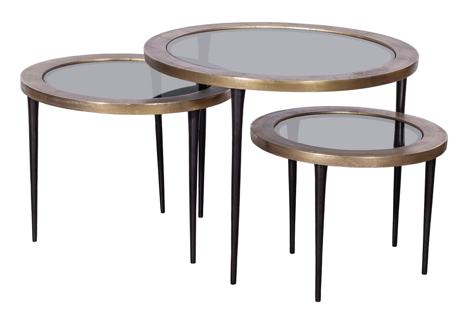 Sundries Antique Copper Nesting Cocktail Dining Tables| Fairfield Chair