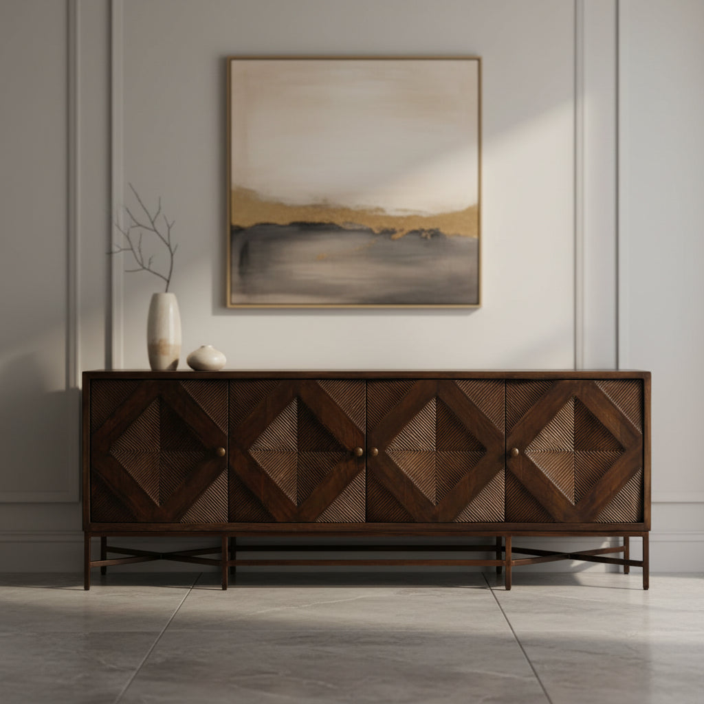 Sundries Palm Leaf Credenza Consoles & Sideboards| Fairfield Chair