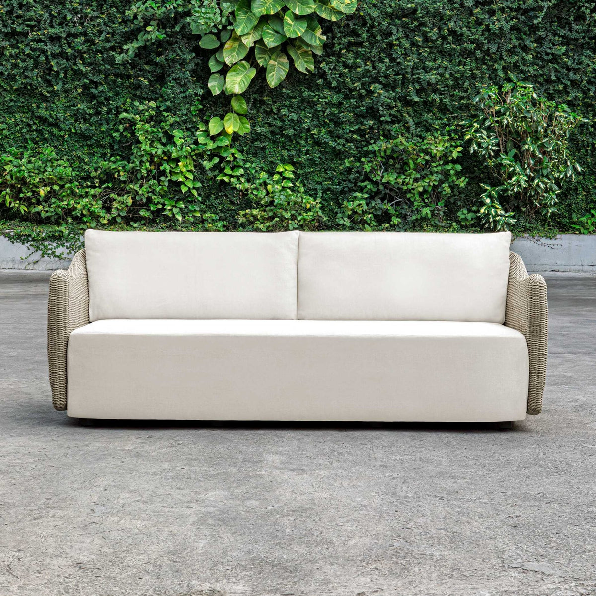Sunset Wicker Outdoor Sofa Outdoor Loveseats & Sofas| Uttermost