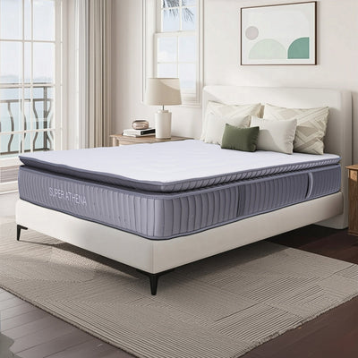 Super Athena Mattress |Height 30 cm| Softness 4/10 | 17 Memory Foam Layers| Single - Side Use - Al Rugaib Furniture