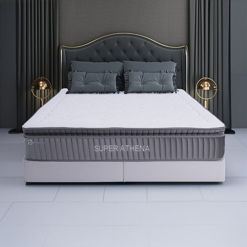 Super Athena Mattress |Height 30 cm| Softness 4/10 | 17 Memory Foam Layers| Single - Side Use - Al Rugaib Furniture
