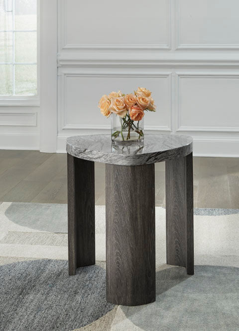 Surmour Triangle End Table Accent & End Tables| Ashley Homestore