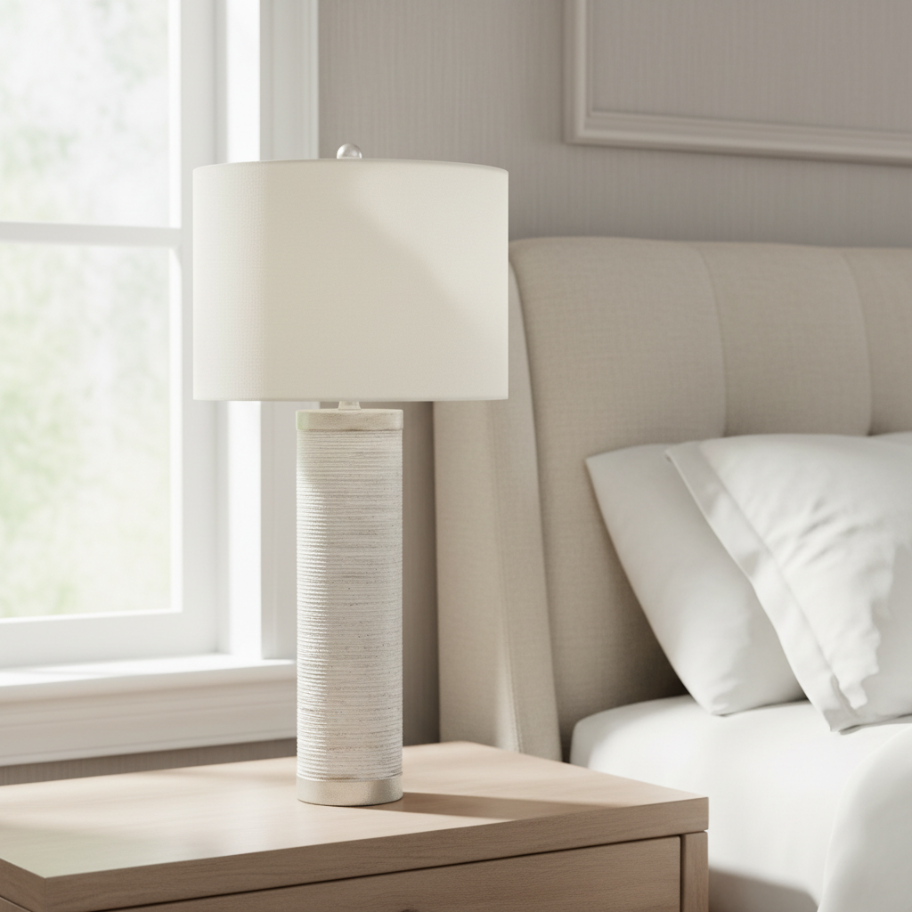 Sutcliffe Roped Column Table Lamp Table Lamps| Crestview
