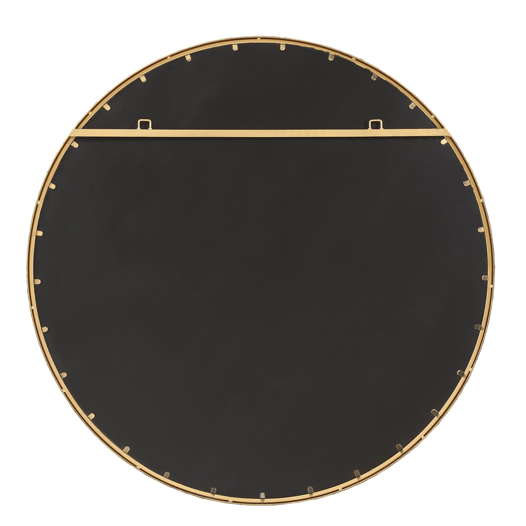 Sutton Aged Gold Round Mirror Mirrors| Uttermost